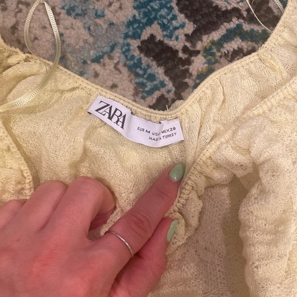 Yellow Zara top for sale - Picture 4 of 6